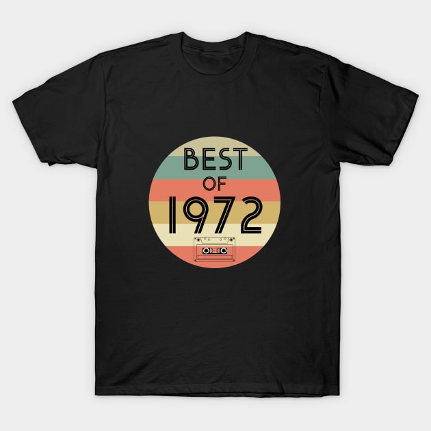 Best of 1972 T-Shirt by cypryanus